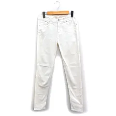 カージュ Khaju デニム スキニー スリム パンツ 無地 コットン 綿 27 オフホワイト 白 /FT40のサムネイル