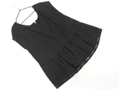 Rouge vif ルージュヴィフ アバハウス 総レース 切替 ノースリーブ カットソー 黒 ■◆ レディースのサムネイル