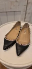ヴァレンティノ 37 ロックスタッズ フラットシューズのサムネイル