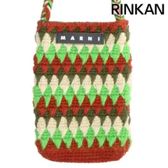 マルニ  MARNI MARKET SHMH0096A1 チェスボードニットショルダーバッグ メンズのサムネイル