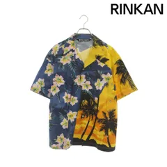 パームエンジェルス ×ヴィルブレカン  PMGG00DF25FAB001/PaxVlbq Hawaiian Mix Shirt オープンカラーハワイアン半袖シャツ メンズ 48のサムネイル