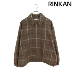 ソフネット  25AW  SPNT-252011 SAXONY WOOL CHECK POLO SHIRT ウールチェックプルオーバー長袖シャツ メンズ 1のサムネイル