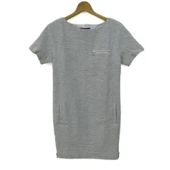 バナナリパブリック ミニワンピース トップス 半袖 チュニック レディース ブラック×ホワイト Banana Republic 【中古】のサムネイル
