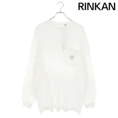 クーティー  25SS  Open End Yarn Error Fit L/S Tee CTE-25S315 ロゴパッチチェストポケット長袖カットソー メンズ Mのサムネイル
