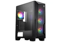 MSI MAG FORGE 130A AIRFLOW ブラック PCケース ATX 中古 動作確認済み ++925244のサムネイル
