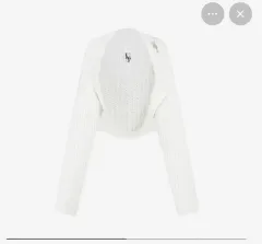 カシコ bolero knit cardi ivoryのサムネイル