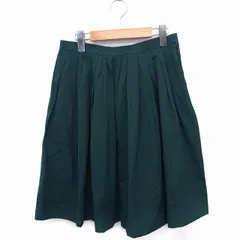 ベイジ BEIGE ギャザー スカート ひざ下丈 無地 シンプル 4 グリーン 緑 /FT40のサムネイル