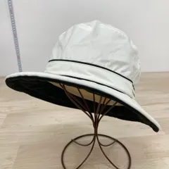 美品 Mizuno Golf ミズノ ゴルフ バケットハット/帽子 ホワイト×ブラック 58cm ゴルフウェア[OP00377]のサムネイル
