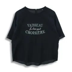 더 レノマ (WOMEN - M/L) ポリ 刺繍 ロゴ 半袖 Tシャツのサムネイル