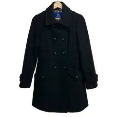 Burberry Blue Label(バーバリーブルーレーベル) コート サイズ38 M レディース美品  - 黒 長袖/秋/冬のサムネイル