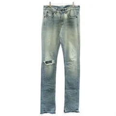 OFF-WHITE オフホワイト Slim Split Jean バイアスデニムパンツ OMYA062S20386022 インディゴ 31のサムネイル