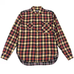 アイ ジュンヤワタナベ マン コムデギャルソンeYe JUNYA WATANABE MAN COMME des GARCONS チェック切替ネルシャツ 黄赤他XSのサムネイル