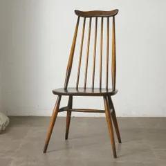 ERCOL ゴールドスミスチェア 英国 ヴィンテージ ダイニングチェア 椅子 ウィンザー チェア 木製 アーコール エルム ビンテージ 92616のサムネイル