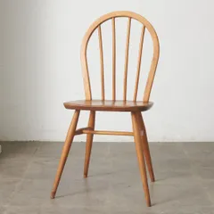 ercol フープバックチェア 4本 スポーク アーコール ダイニングチェア 英国 ヴィンテージ 曲木 椅子 エルム 天然木 イギリス 92652のサムネイル