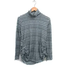 ギャバジンケーティー Gabardine K.T カットソー Tシャツ 長袖 リボン ウール ボーダー 11 ミントグリーン /KT18のサムネイル