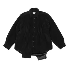 メゾンマルタンマルジェラMaison Martin Margiela 1 10 ポリアクリルオーバーサイズフリースシャツ 黒40のサムネイル