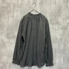 URBAN RESEARCH DOORS アーバンリサーチドアーズ 前後2WAY長袖ブラウス サイズM チャコール系 ラ・ヴェリタ古着 260803-17 レディース 春 秋のサムネイル