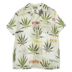 WACKO MARIA ワコマリア 18SS HIGHTIMES-WM-HI02 hightimes hawaiian shirt ハイタイムス ハワイアン 半袖シャツ ホワイト系 L【中古】のサムネイル