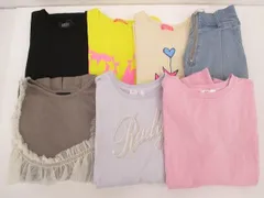  ちびレディ ロニィ ジェニィ 他 Tシャツ デニムパンツ チュニック 等 7点 125〜160cm SM キッズ 女の子 中古のサムネイル