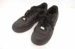  良品 ナイキ NIKE エアフォースワン AIR FORCE 1 314192-009 ブラック 黒 スニーカー 24cm レディースのサムネイル