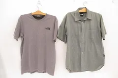  ザ ノース フェイス THE NORTH FACE 半袖シャツ NT20110 ジャガード 織地 ロゴプリント Tシャツ NT81908 2点 L XL メンズ 中古のサムネイル