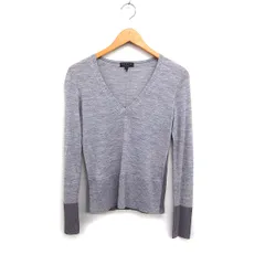 ラグ&ボーン RAG&BONE 素材切替 Vネック ニット セーター 長袖 ウール XS グレー 灰 /FT23のサムネイル