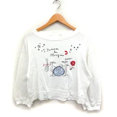 トゥービーバイアニエスベー To b. by agnes b. アーティスト Tシャツ プリント 7分袖 ボートネック コットン 綿 38 ホワイト 白 /FT22のサムネイル