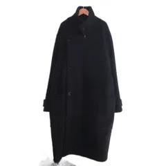 ルメール LEMAIRE 美品 24AW WRAP COAT ラップコート ウール ロング丈 S 黒 ブラック CO1037 LF1116のサムネイル