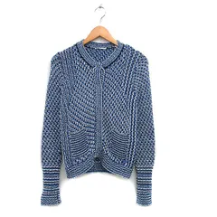 ガス GAS WOMEN ニット カーディガン 長袖 コットン ブルー 青 /KT20のサムネイル