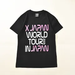【美品】 X JAPAN エックスジャパン 2009 ワールド ツアー Tシャツ 黒 ♪のサムネイル