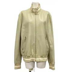 HERMES(エルメス) ブルゾン サイズ52 メンズ - ライトグリーン×ベージュ×白 ラムスキン/ジップアップ/リバーシブル/秋のサムネイル