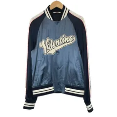 【中古】 VALENTINO ヴァレンティノ バレンチノ ボンバージャケット ブルゾン 1V3CI0A08L9 ロゴ スカジャン スタジャン メンズ レディース 25038210 AOのサムネイル