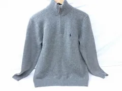  ラルフローレン Ralph Lauren ポロ ハーフジップ ニット セーター グレー Mサイズ メンズのサムネイル