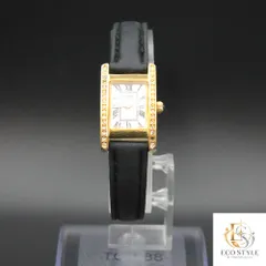 ANNE KLEIN（アン・クライン）長方形（レクタンギュラー）のゴールドケース　腕時計　中古C・TTIのサムネイル