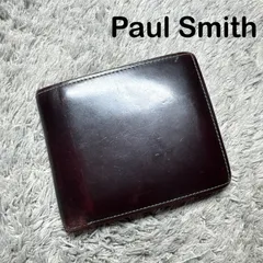 Paul Smith ポールスミス レザー 二つ折り財布 ボルドー ダークブラウンのサムネイル