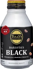 缶コーヒー ブラック タリーズコーヒー バリスタズ ブラック 285ml×24本 ホット兼用 (ボトル缶) 伊藤園 TULLY'S COFFEEのサムネイル