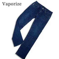 Vaporize ヴェイパライズ BEAMS ビームス 通年★ ストレッチ ウォッシュ加工 デニム スキニーパンツ ジーンズ Sz.32 メンズのサムネイル