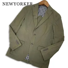 NEWYORKER ニューヨーカー 通年★ アンコン テーラード ジャケット Sz.M メンズのサムネイル