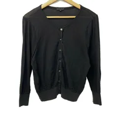 TO BE CHIC(トゥービーシック) カーディガン サイズ46 XL レディース美品  黒 ラインストーンのサムネイル