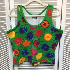 DKNY タンクトップ XL グリーン柄のサムネイル