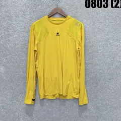 ルコックスポルティフ 長袖 Tシャツ 黄色 Lのサムネイル