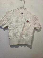 KIRSH チェリー クロップド 半袖 ニットのサムネイル