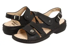 フィンコンフォート レディース シューズ サンダル Finn Comfort Gomera Soft Black Leather ブラックのサムネイル