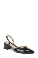 ナチュライザー レディース シューズ ヒール Naturalizer Mila Pointed Toe Slingback Pump Black ブラックのサムネイル