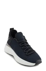 ダナ キャラン ニューヨーク レディース シューズ スニーカー ニット DKNY Zayley Knit Sneaker Midnight Navy ネイビーのサムネイル