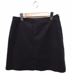 スピック＆スパン ノーブル Spick&Span Noble スカート エコスエード 台形 ミニ 無地 シンプル 38 ブラック 黒 /FT16のサムネイル
