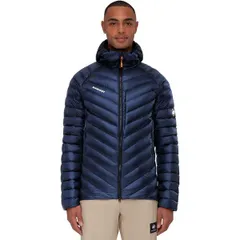 マムート メンズ アウター ジャケット・ブルゾン フーデッドジャケット Mammut Broad Peak In Hooded Jacket Mens MarineBlack ブラックのサムネイル