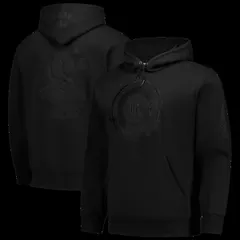 ミッチェルネス メンズ アウター パーカー・スウェット フリース Mens Mitchell Ness Black Chicago Cubs Phantom Fleece Hoodie Black ブのサムネイル