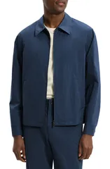 セオリー メンズ アウター パーカー・スウェット ジャケット Theory City Crinkle Zip Jacket Nocturne Navy ネイビーのサムネイル