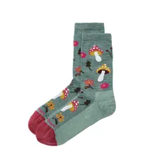 ダーンタフバーモント レディース アンダーウェア 靴下 Darn Tough Vermont Shroom Bloom Crew Lightweight Seafoamのサムネイル